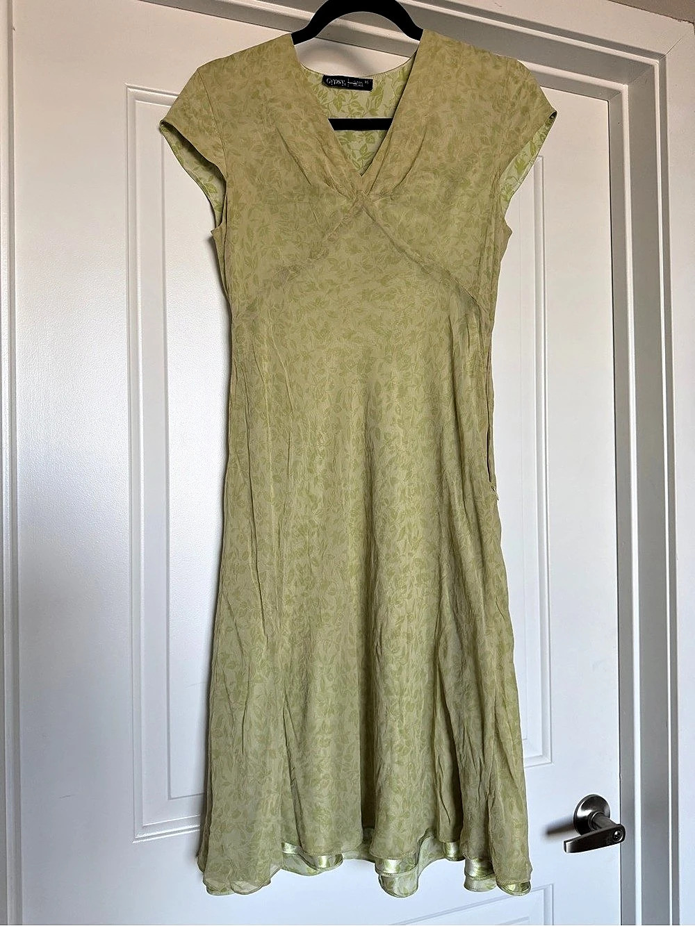 Gypsy Floral Silk Blend Midi Dress Size XS